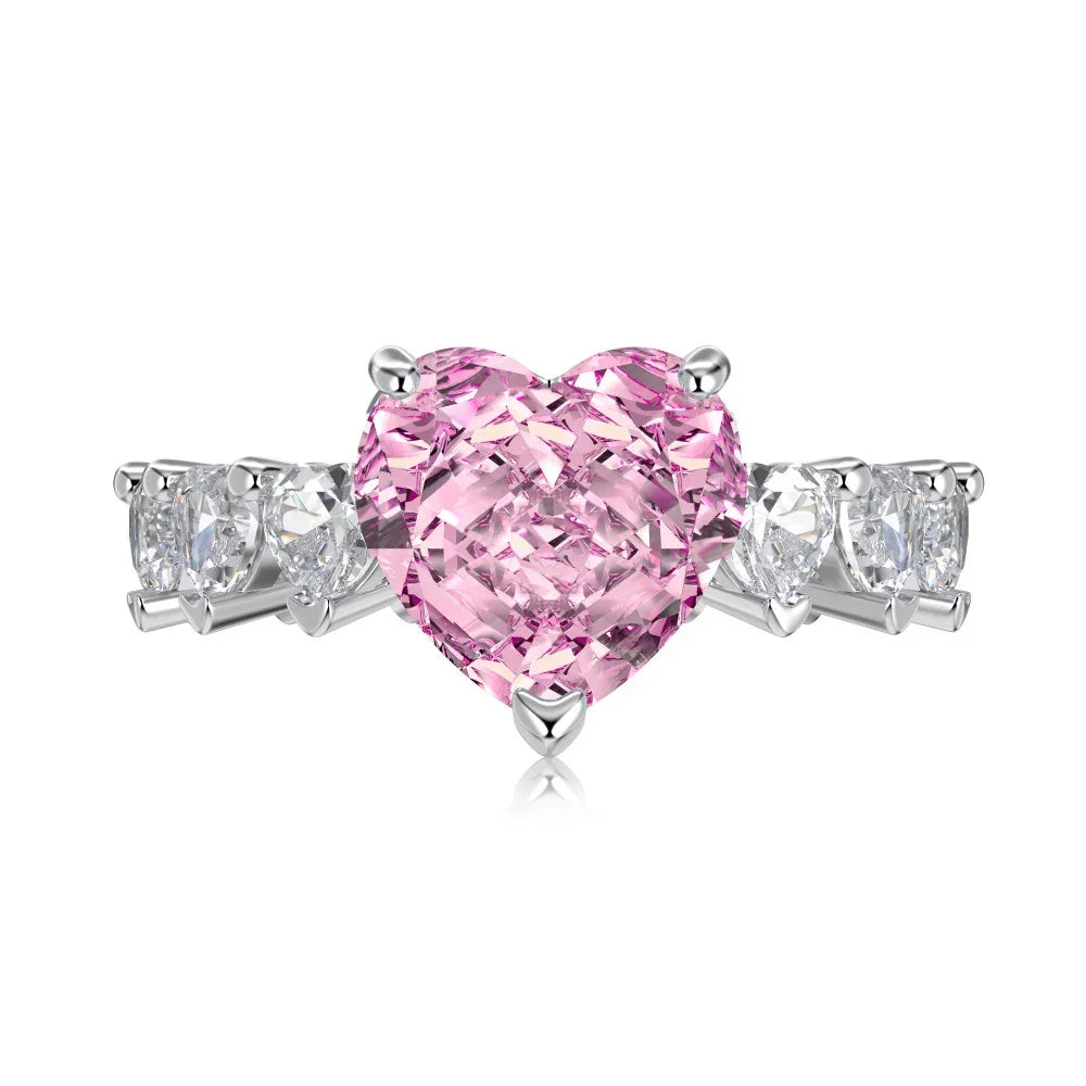 ICY PINK HEART RING - Camillaboutiqueshop