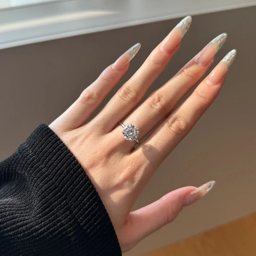 Sterling Silver 2ct Étoile Ring - Camillaboutiqueshop