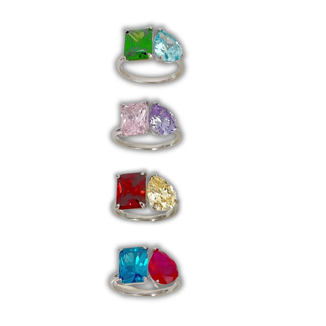 Toi Et Moi Birthstone Ring - Camillaboutiqueshop